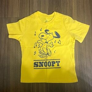 GAP Yellow Snoopy Kids T-Shirt